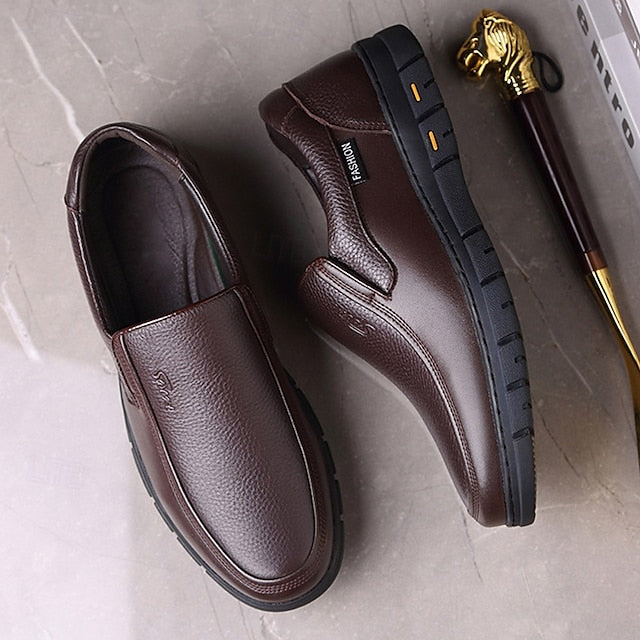 Leather Slip-On Penny Classic Men's Loafers – Tan Suede