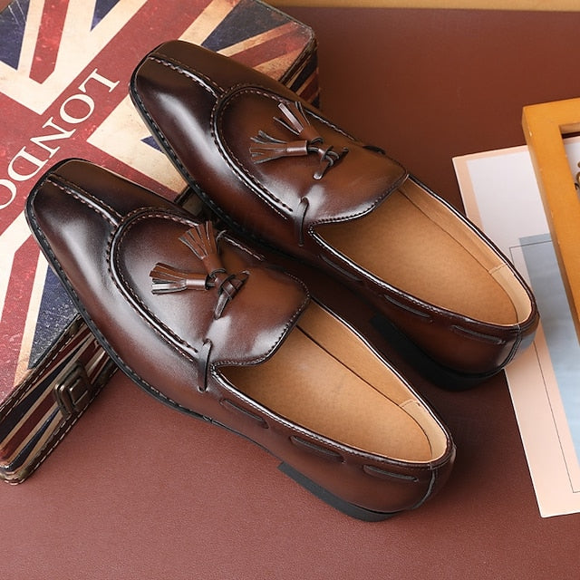 Tassel Detail Derby with Shoes - Brown Men's Kentucky