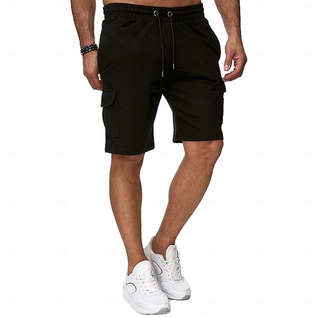Drawstring Casual Athletic Men's Sweat Shorts