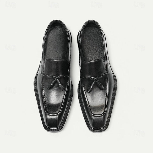 Men's Loafers - Handmade Premium Brown Genuine Leather