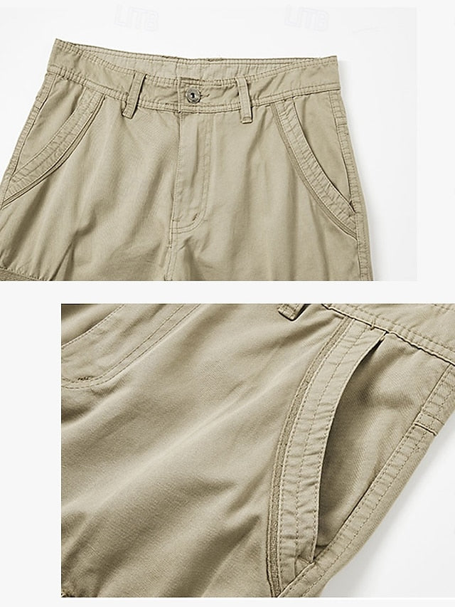 Trousers Work Cargo Pocket Pants Men's Multi