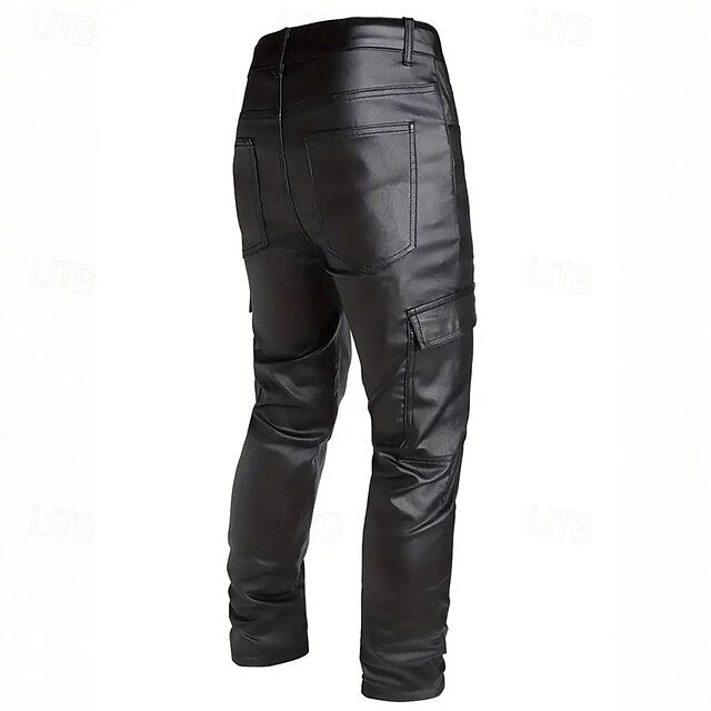Men's Pocket Pants Plain Track Summer Trousers