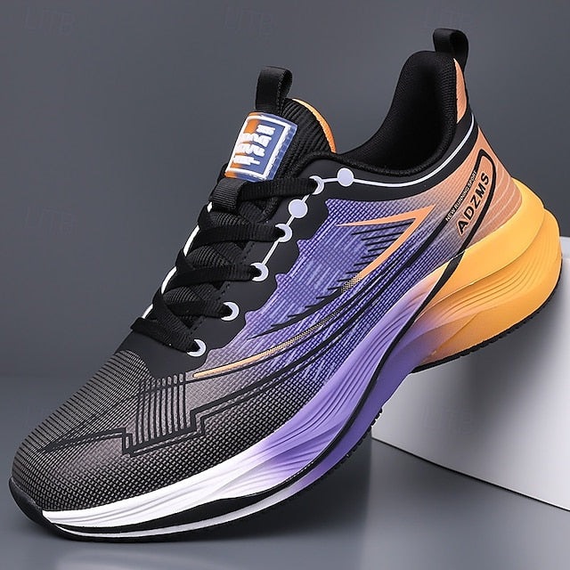 Running Men's Shoes Gradient – Cushioned Lightweight