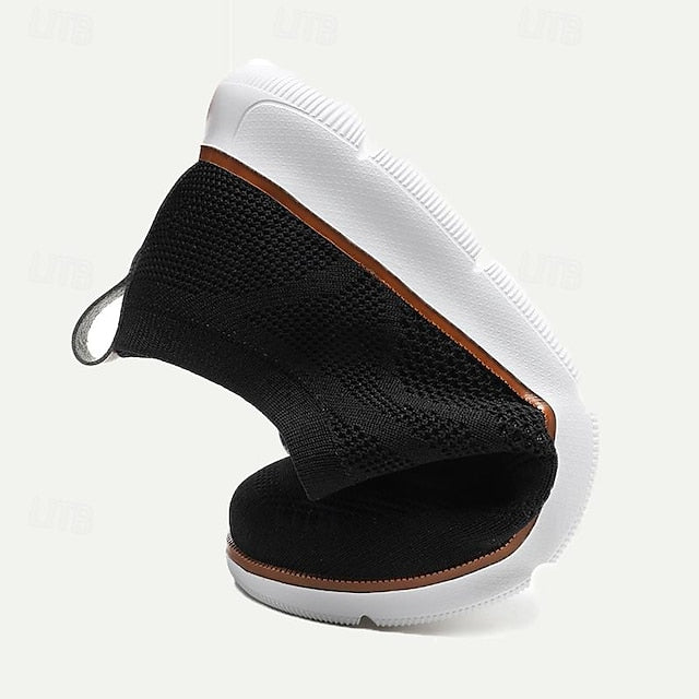 Sneakers Breathable - Knit Casual Men's Lightweight Walking