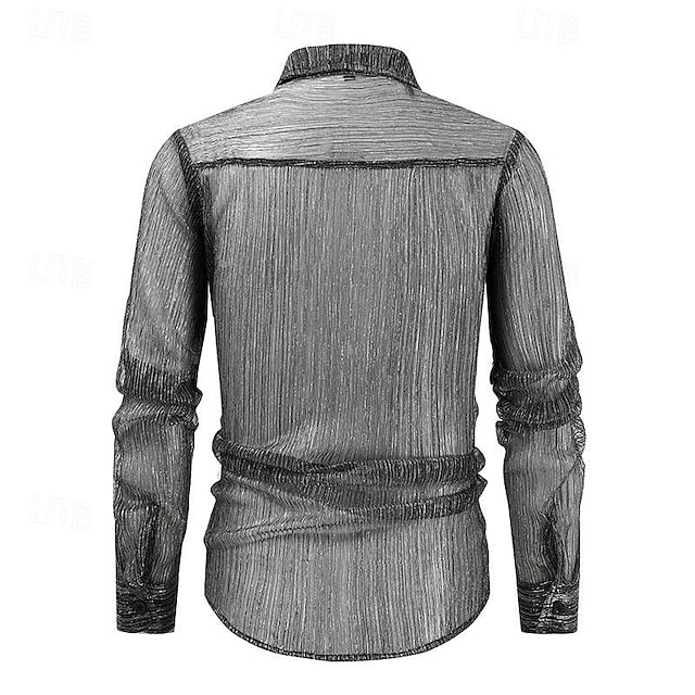 Men's Button Casual Shirt Up Beach Summer
