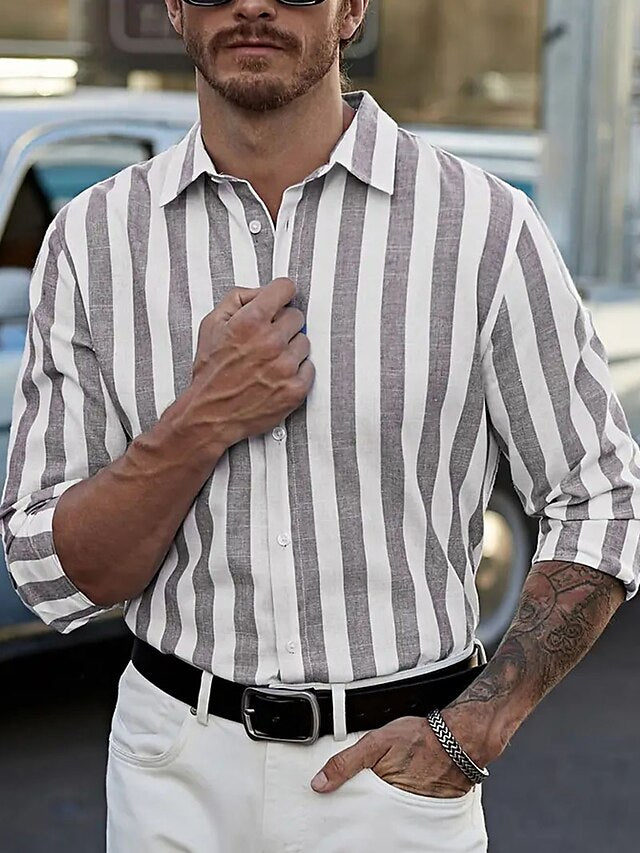 Up Shirt Men's Summer Button Casual