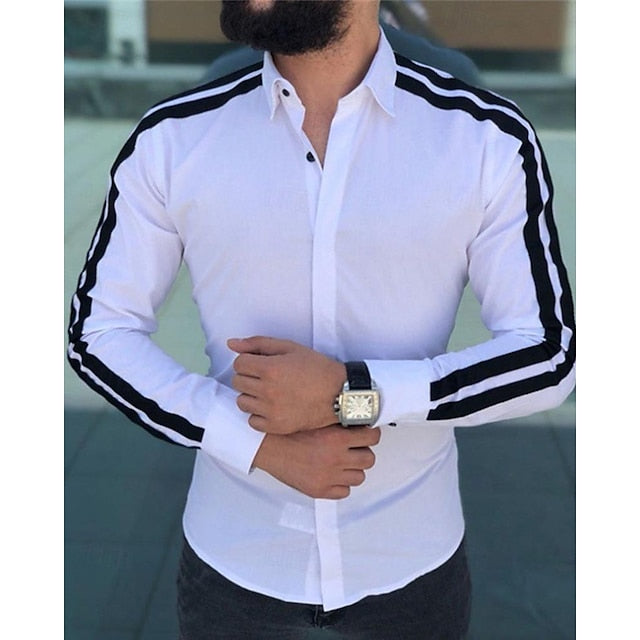Casual Shirt Up Button Summer Beach Men's