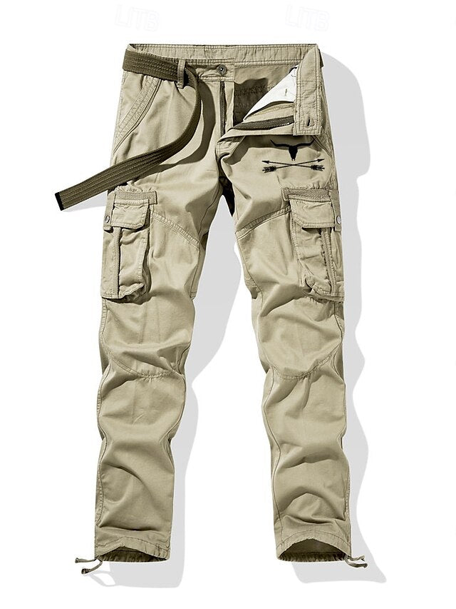 Trousers Work Cargo Pocket Pants Men's Multi