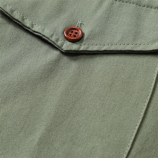 Shirt Workwear Casual Work Men's Shirts Button