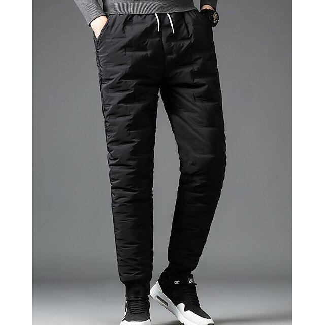 Fleece Men's Pants Trousers Sherpa Joggers Sweatpants