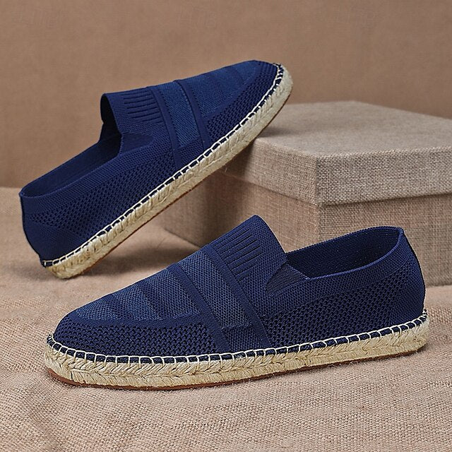 Men's with – Design Vacation Woven Espadrilles Beige