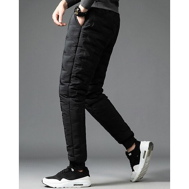 Fleece Men's Pants Trousers Sherpa Joggers Sweatpants