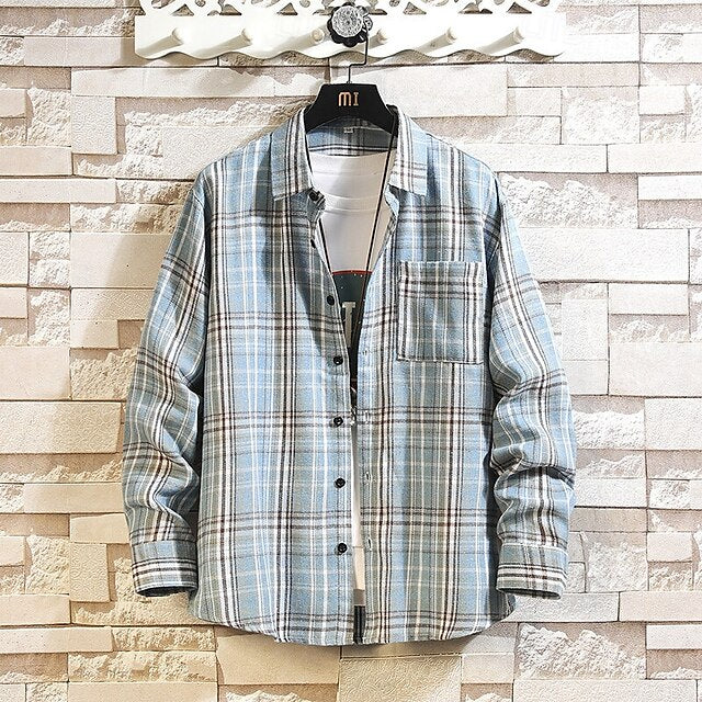 Summer Up Beach Button Shirt Men's Casual