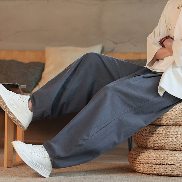 Corduroy Pants Trousers Casual Shorts Pocket Men's