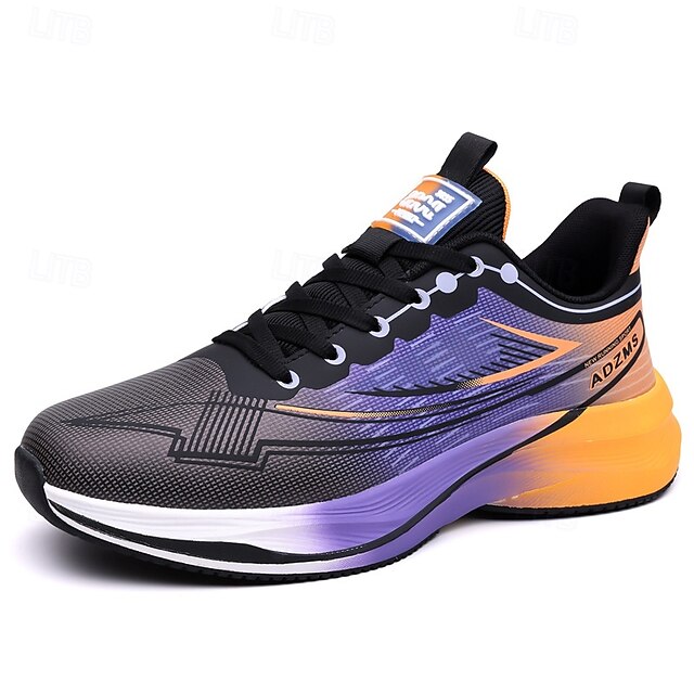 Running Men's Shoes Gradient – Cushioned Lightweight