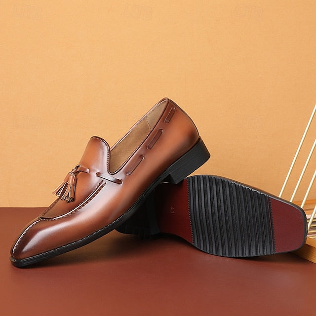 Tassel Detail Derby with Shoes - Brown Men's Kentucky