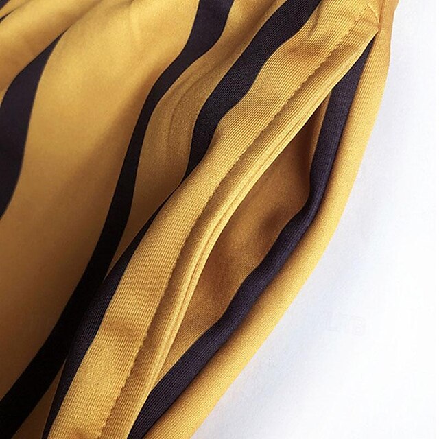 Trousers Dress Drawstring Pants Men's Pocket Elastic Chinos