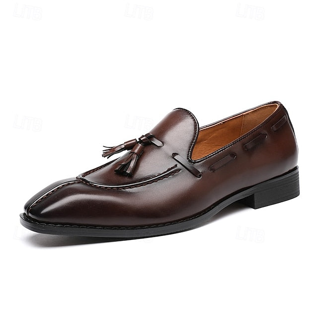 Tassel Detail Derby with Shoes - Brown Men's Kentucky