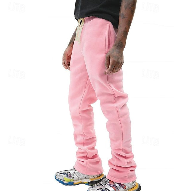 Pants Sweatpants Casual Elastic Drawstring Men's Trousers