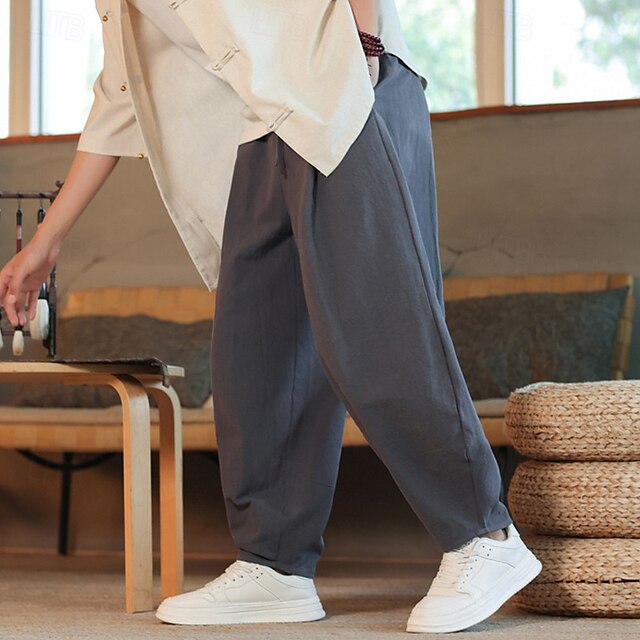 Corduroy Pants Trousers Casual Shorts Pocket Men's