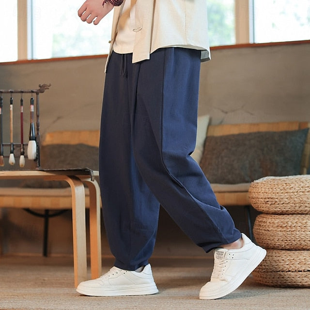 Corduroy Pants Trousers Casual Shorts Pocket Men's