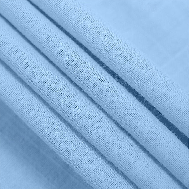 Down Linen Button Shirt Summer Men's