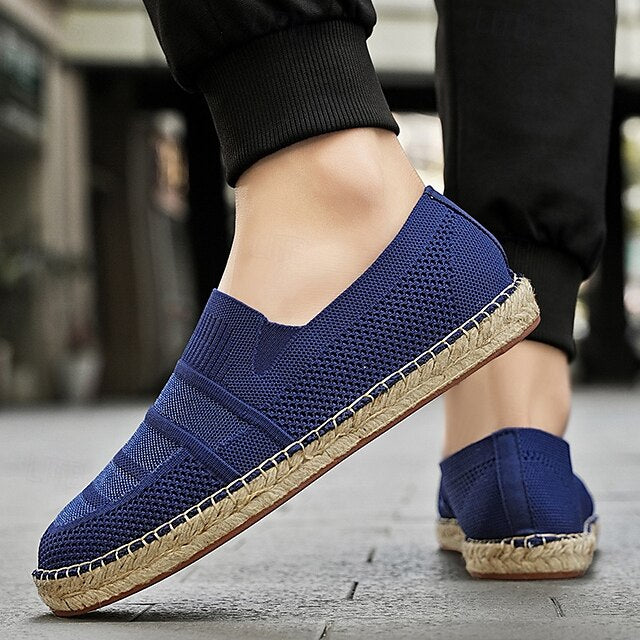 Men's with – Design Vacation Woven Espadrilles Beige