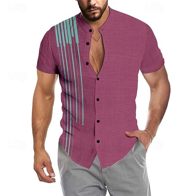 Mandarin Men's Shirt Collar Chinese