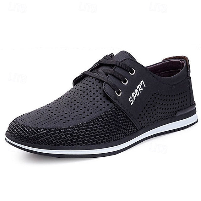 Breathable - with Navy Mesh Shoes Blue Upper Men's Sports