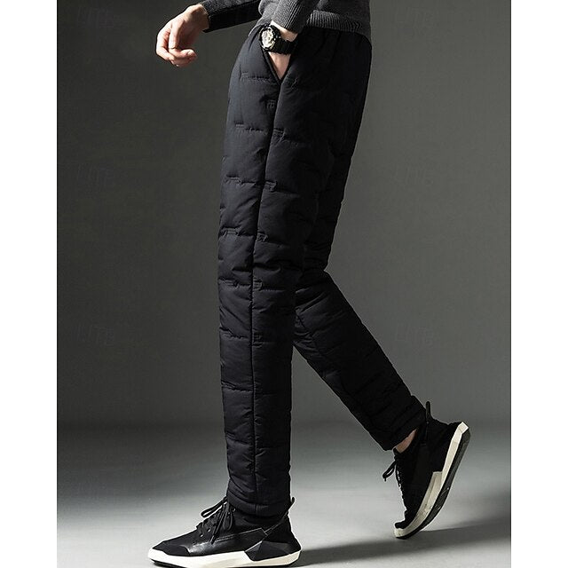 Fleece Men's Pants Trousers Sherpa Joggers Sweatpants