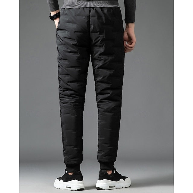 Fleece Men's Pants Trousers Sherpa Joggers Sweatpants