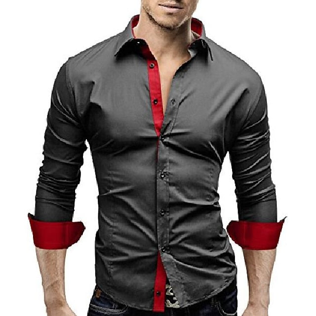 Up Summer Button Dress Shirt Men's Collared