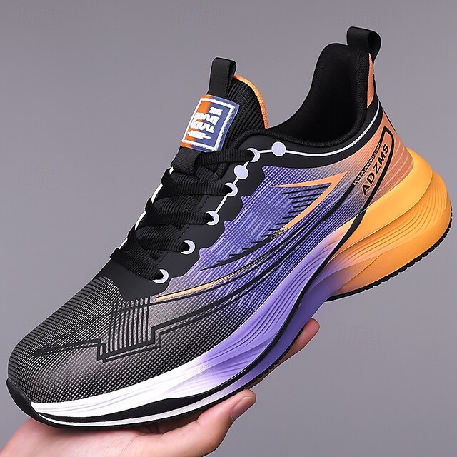 Running Men's Shoes Gradient – Cushioned Lightweight