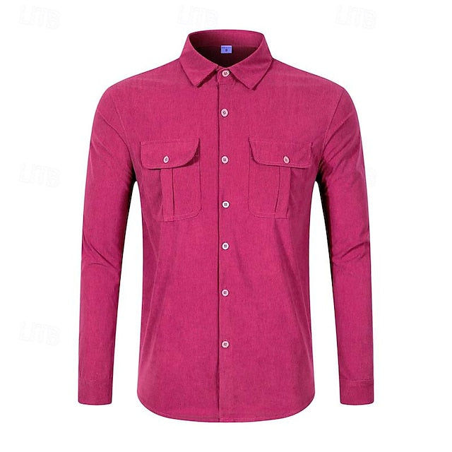 Men's Beach Summer Up Button Casual Shirt
