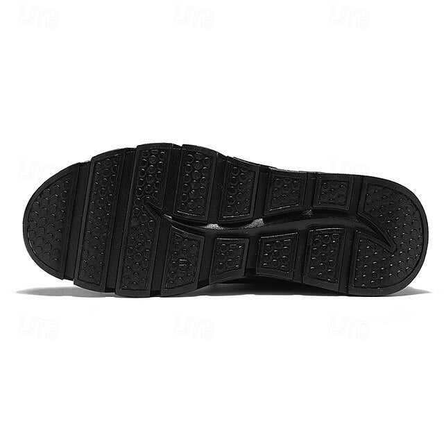 Shoes Men's in Outdoor Black Tan Rugged