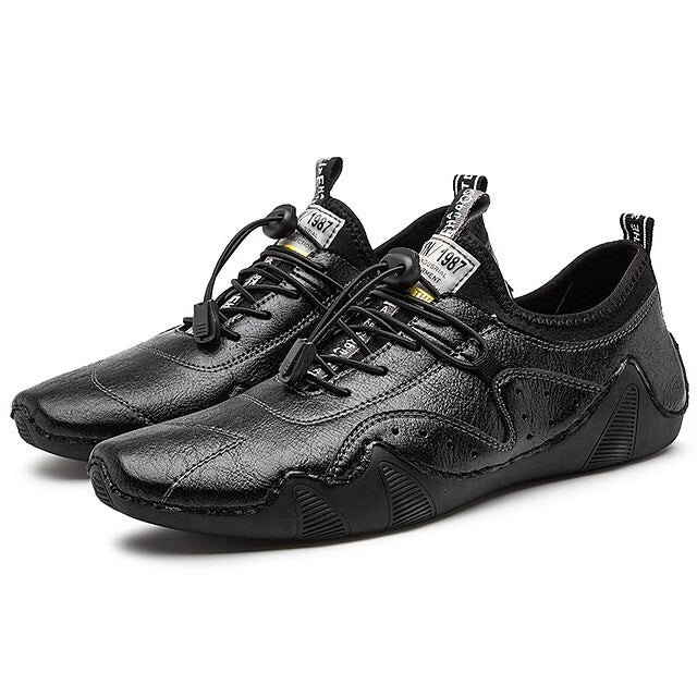 Faux Men's – Lightweight Sneakers Casual Leather