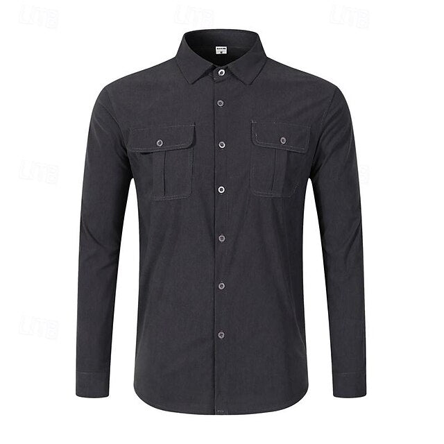 Men's Beach Summer Up Button Casual Shirt