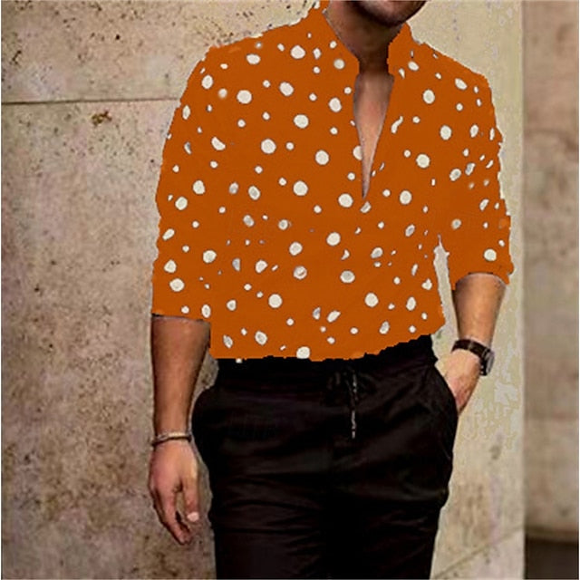 Shirt Button Casual Up Beach Summer Men's