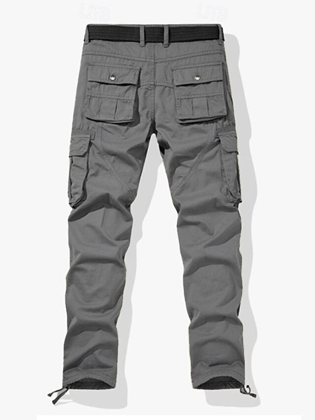Pocket Work Pants Men's Cargo Multi Trousers