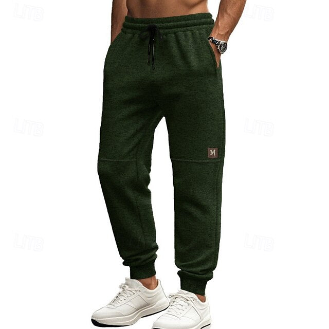 Sweatpants Men's Drawstring Joggers Pants Casual Trousers