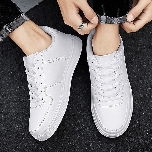 Shoes White Daily Walking Casual Retro Sneakers Men's