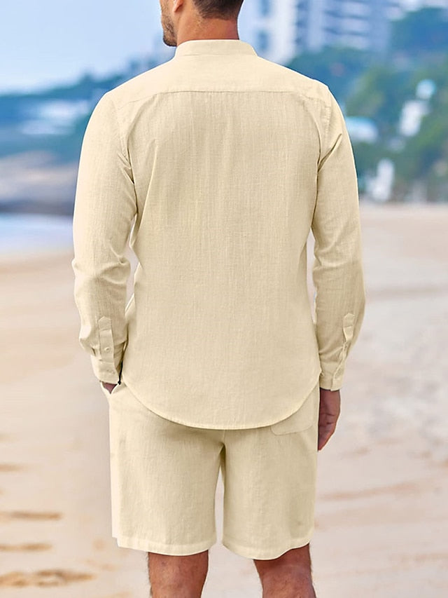 Shirt Collar Piece 2 Men's Mandarin Chinese