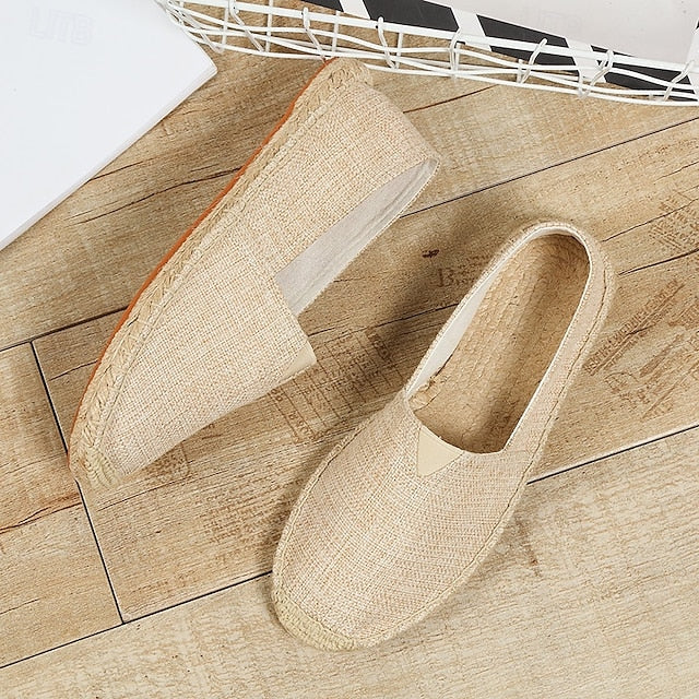 Navy Blue Canvas – Casual Shoes Slip-On Lightweight Men's