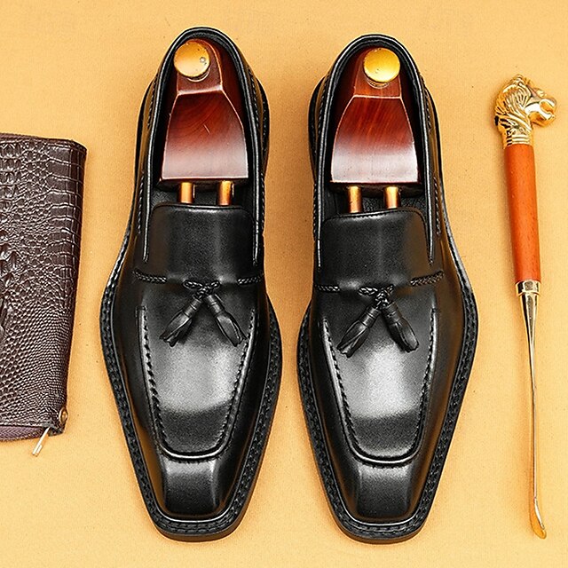 Men's Loafers - Handmade Premium Brown Genuine Leather