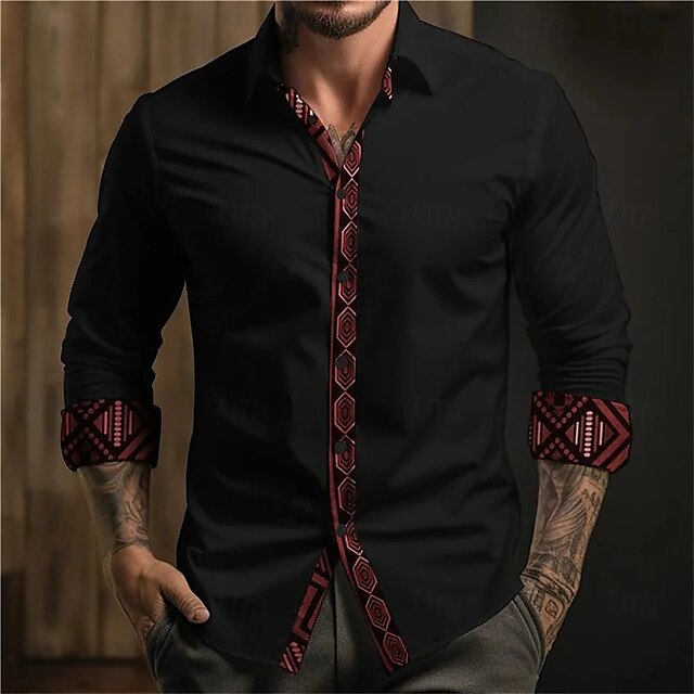 Up Casual Men's Shirt Summer Button Beach