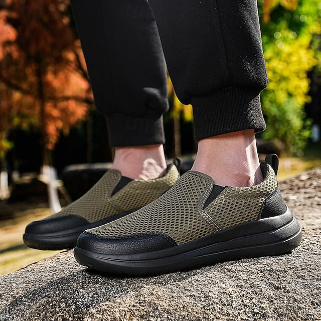 Shoes with Print Canvas Men's Animal Espadrille Slip-On