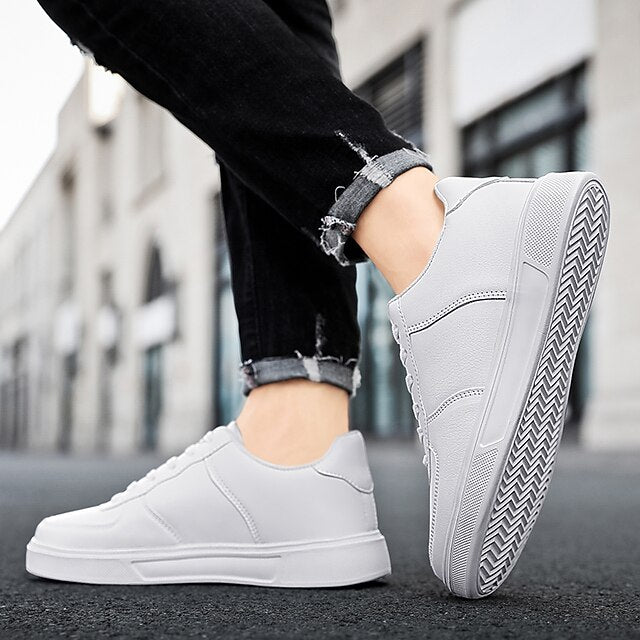 Shoes White Daily Walking Casual Retro Sneakers Men's