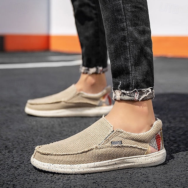 Leather Men's Loafers Slip-On