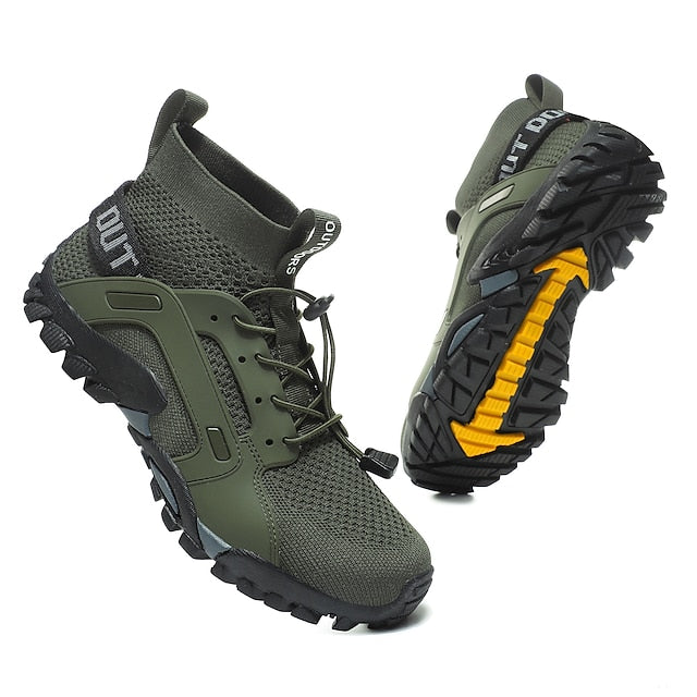 with Support Men's Ankle Outdoor Hiking - Shoes Breathable