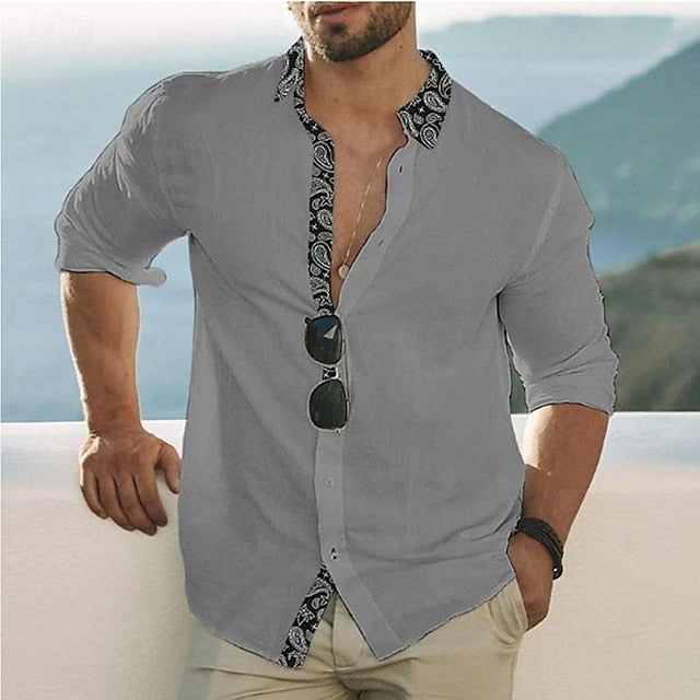 Shirt Up Beach Men's Casual Summer Button